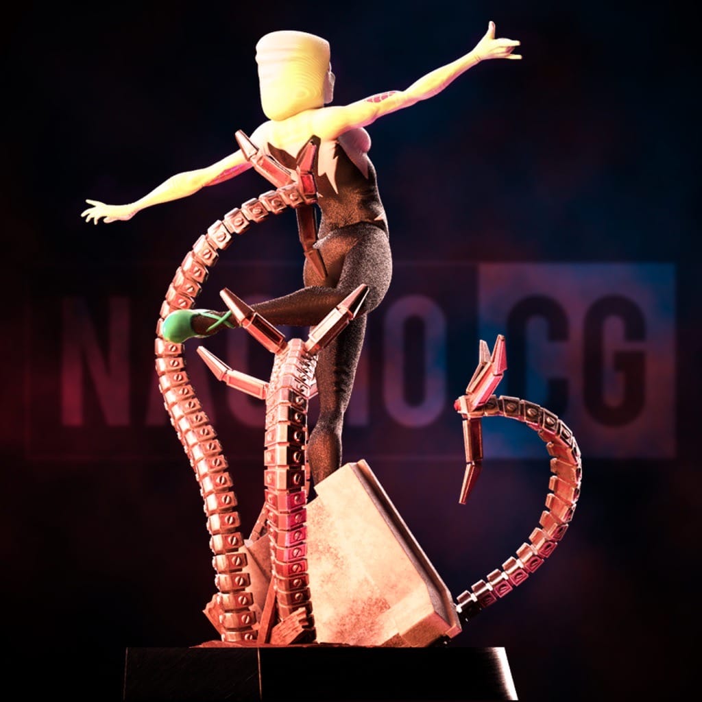 P站图纸印象馆 Nacho CG 漫威 蜘蛛格温 Nacho CG 漫威 蜘蛛格温