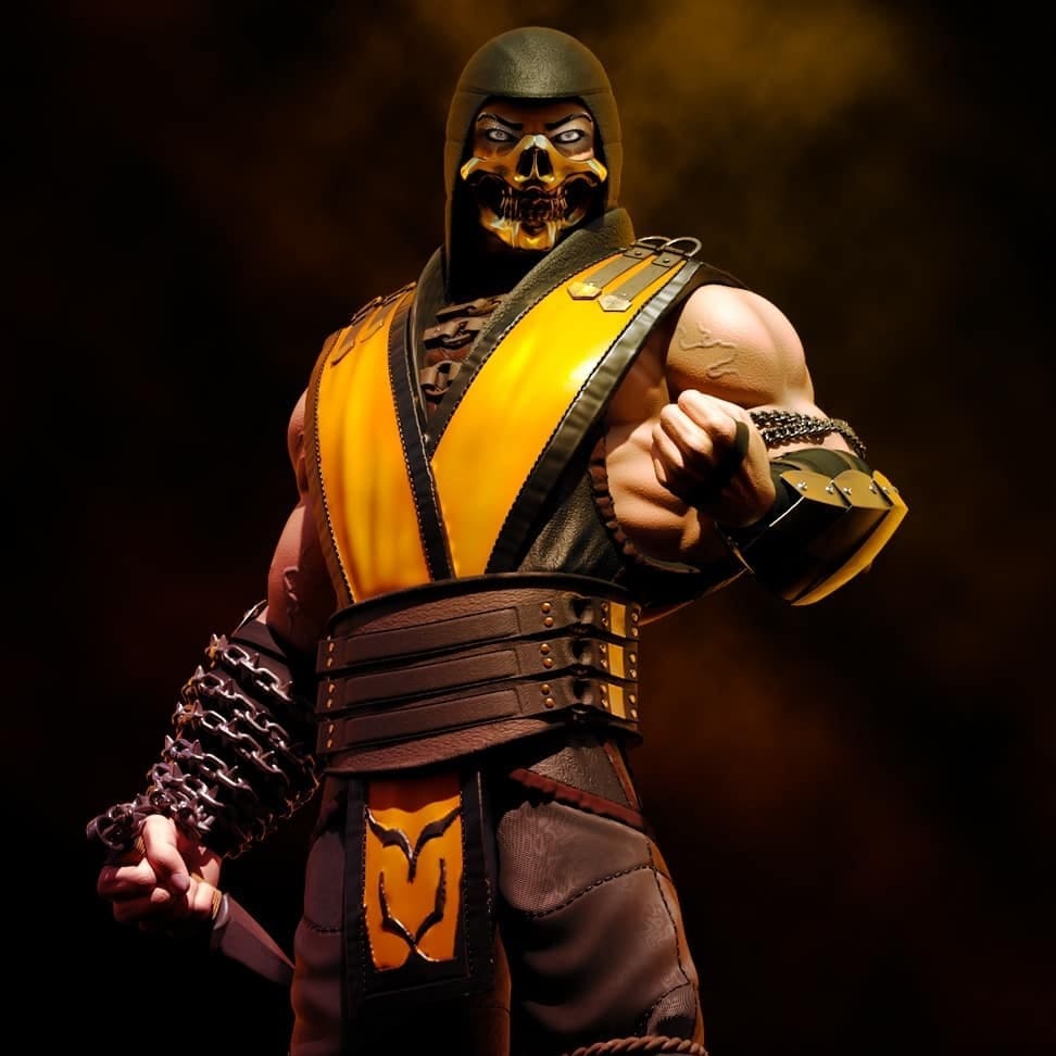 P站图纸印象馆 Nacho CG 真人快打 蝎子 Nacho CG 真人快打 蝎子