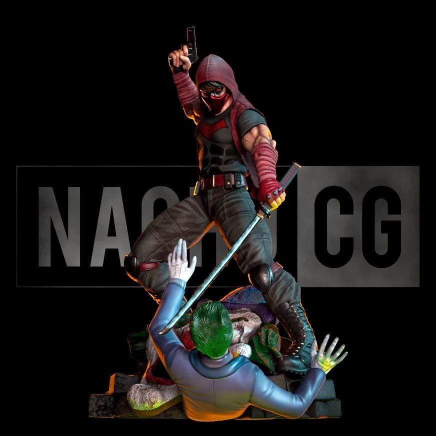 P站图纸印象馆 Nacho CG DC漫画 红头罩和小丑 Nacho CG DC漫画 红头罩和小丑