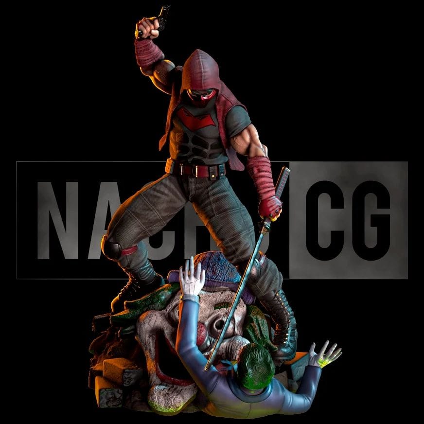 P站图纸印象馆 Nacho CG DC漫画 红头罩和小丑 Nacho CG DC漫画 红头罩和小丑