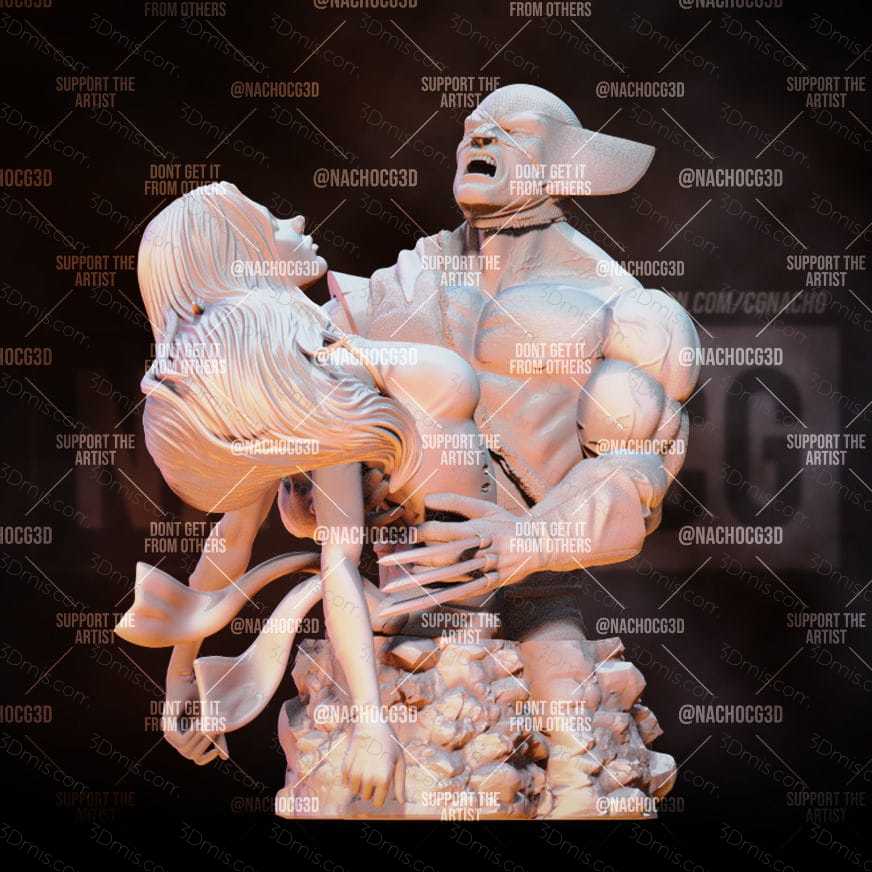 P站图纸印象馆 Nacho CG 漫威 金刚狼 凤凰女之死 Nacho CG 漫威 金刚狼 凤凰女之死