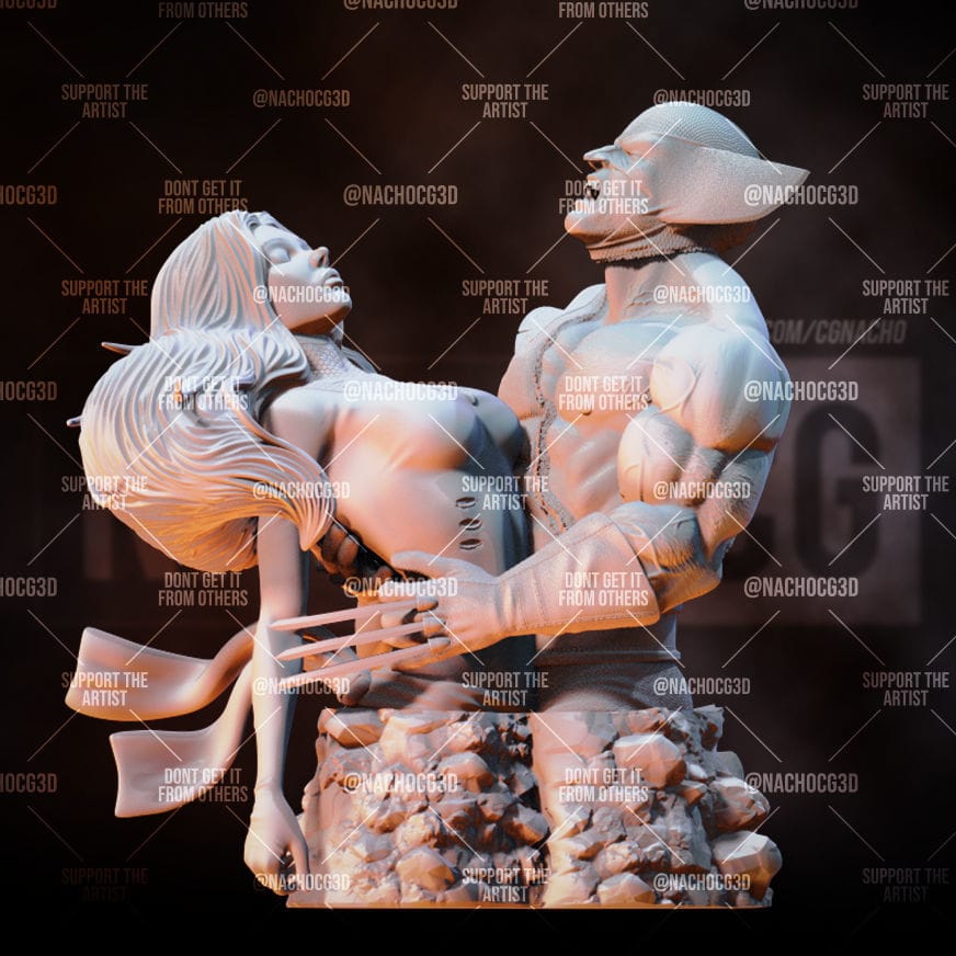 P站图纸印象馆 Nacho CG 漫威 金刚狼 凤凰女之死 Nacho CG 漫威 金刚狼 凤凰女之死