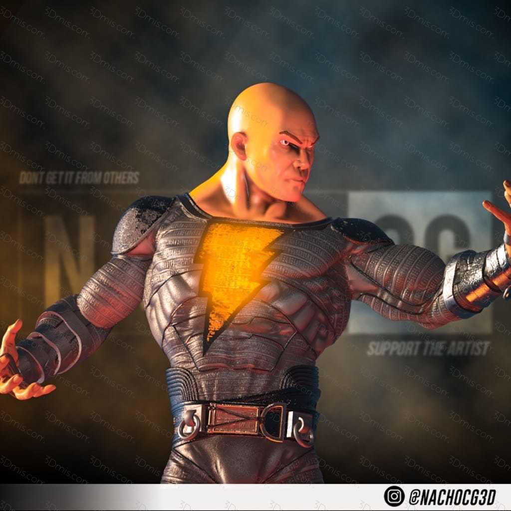 P站图纸印象馆 Nacho CG DC漫画 黑亚当 Nacho CG DC漫画 黑亚当