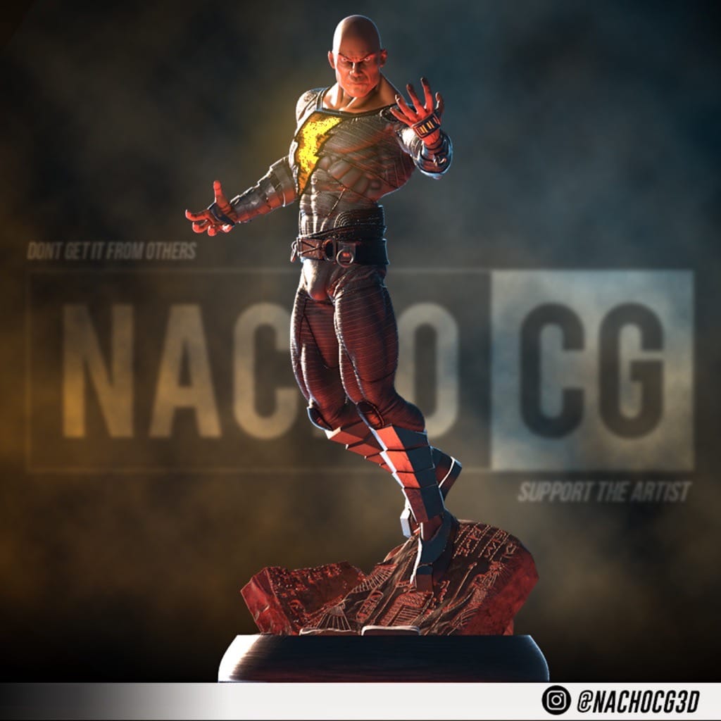 P站图纸印象馆 Nacho CG DC漫画 黑亚当 Nacho CG DC漫画 黑亚当