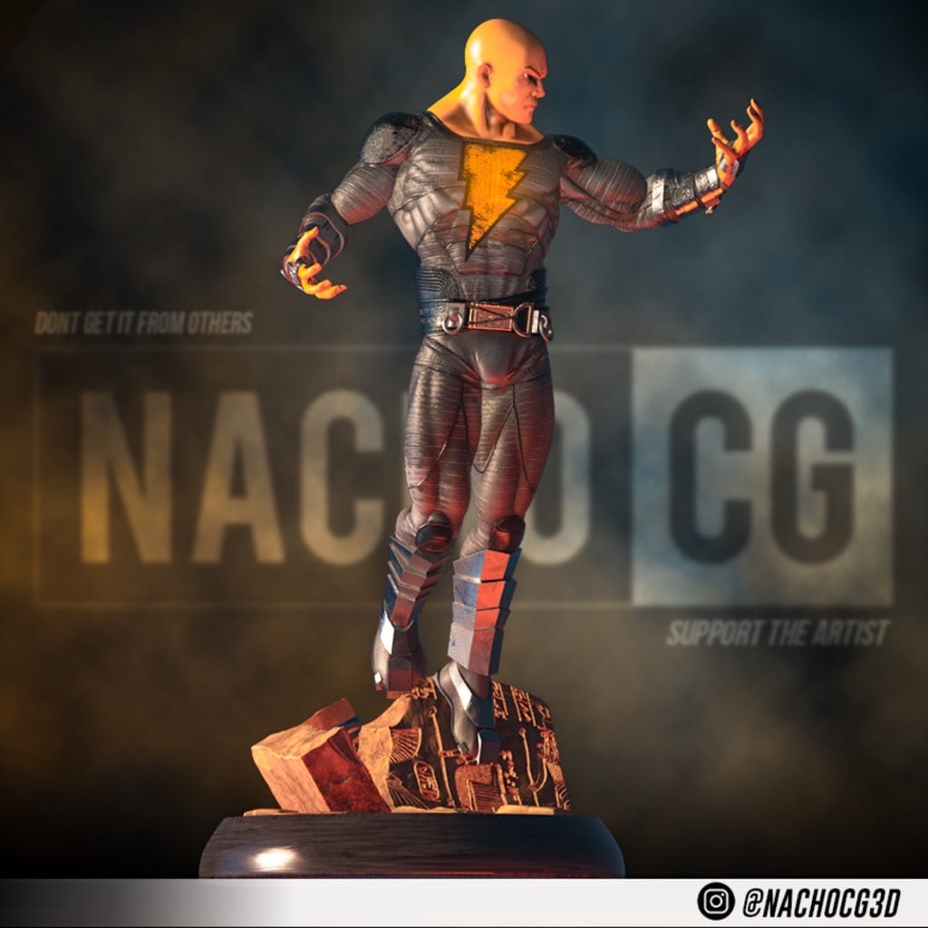P站图纸印象馆 Nacho CG DC漫画 黑亚当 Nacho CG DC漫画 黑亚当