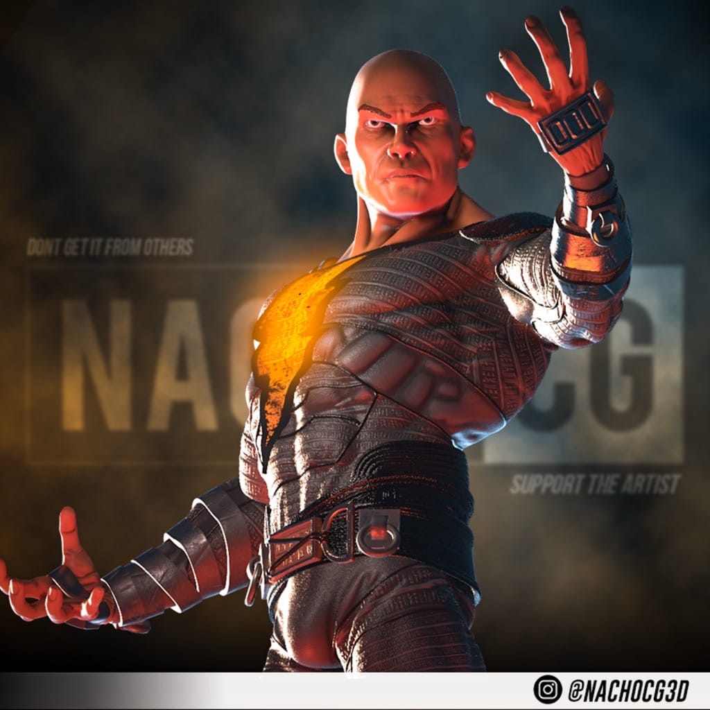 P站图纸印象馆 Nacho CG DC漫画 黑亚当 Nacho CG DC漫画 黑亚当