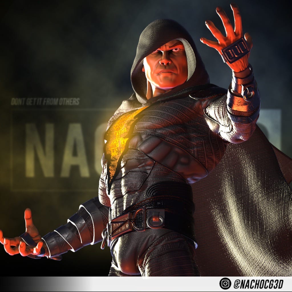 P站图纸印象馆 Nacho CG DC漫画 黑亚当 Nacho CG DC漫画 黑亚当