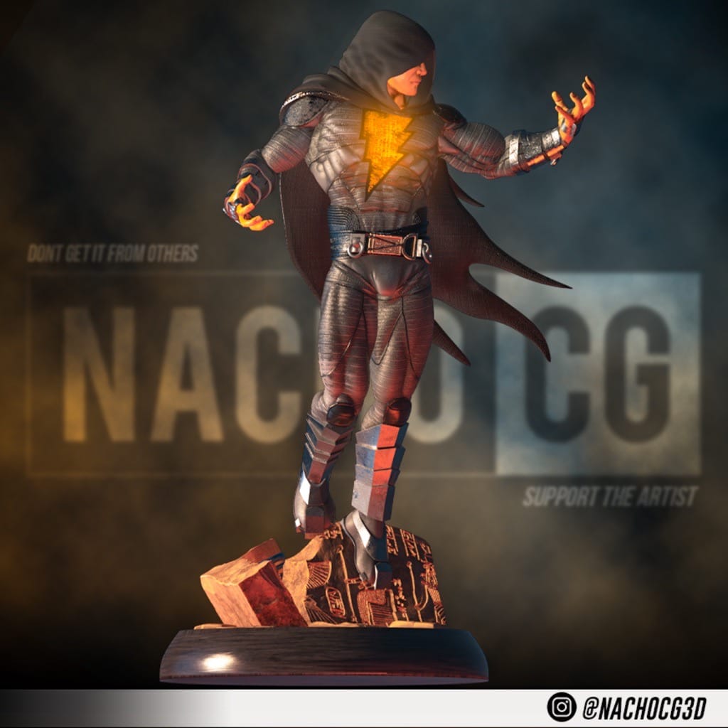 P站图纸印象馆 Nacho CG DC漫画 黑亚当 Nacho CG DC漫画 黑亚当
