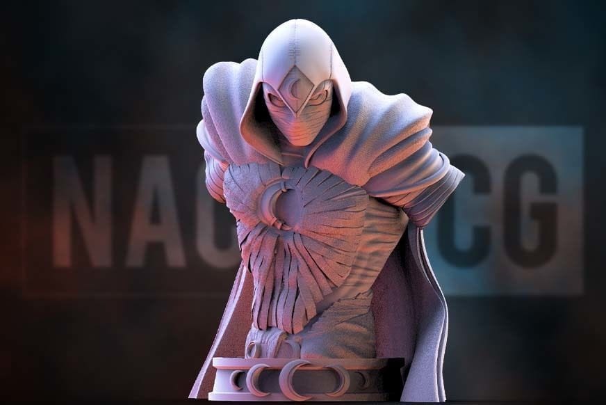 P站图纸印象馆 Nacho CG 漫威 月光骑士 Nacho CG 漫威 月光骑士