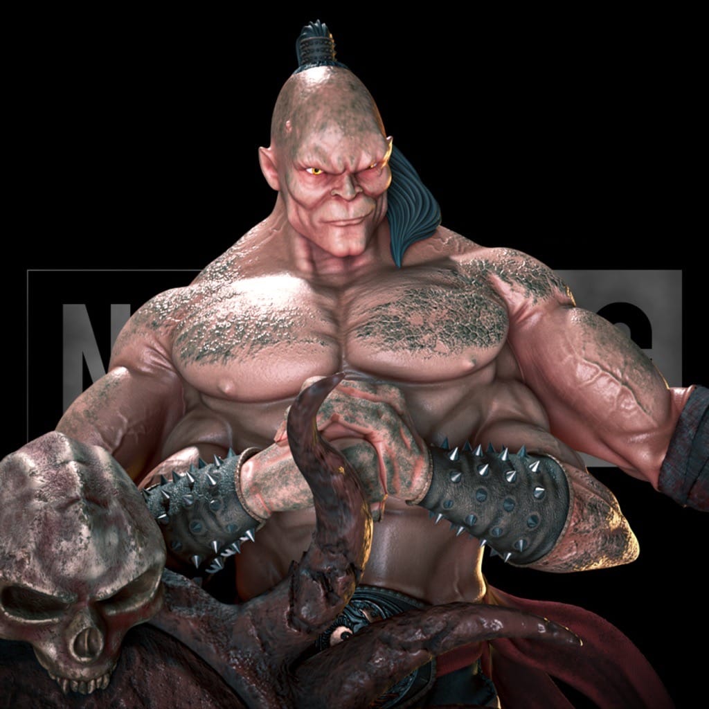 P站图纸印象馆 Nacho CG 真人快打 绍康和戈洛 Nacho CG 真人快打 绍康和戈洛