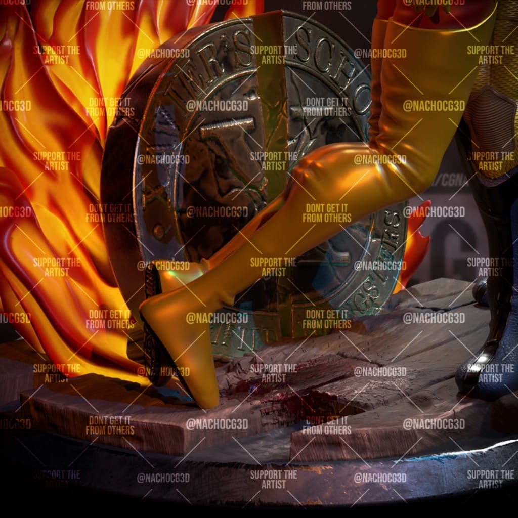 P站图纸印象馆 Nacho CG 漫威 金刚狼 凤凰女之死 Nacho CG 漫威 金刚狼 凤凰女之死