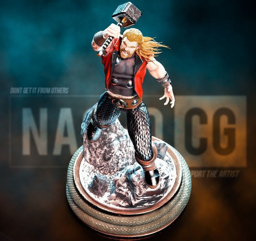 P站图纸印象馆 Nacho CG 漫威 复联 雷神托尔 Nacho CG 漫威 复联 雷神托尔