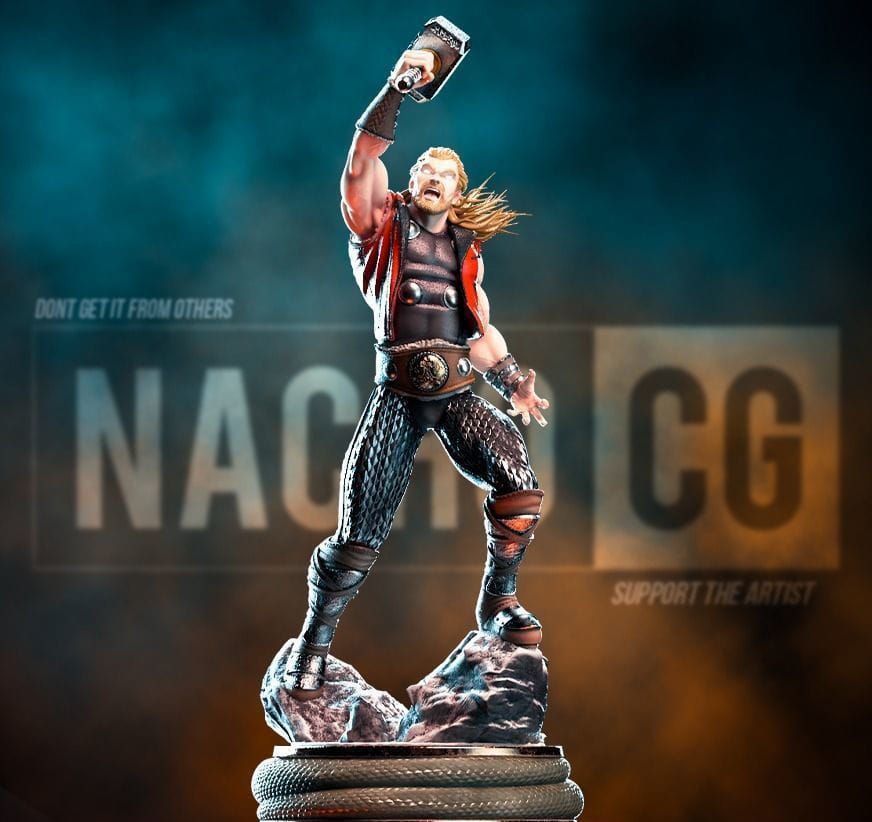 P站图纸印象馆 Nacho CG 漫威 复联 雷神托尔 Nacho CG 漫威 复联 雷神托尔