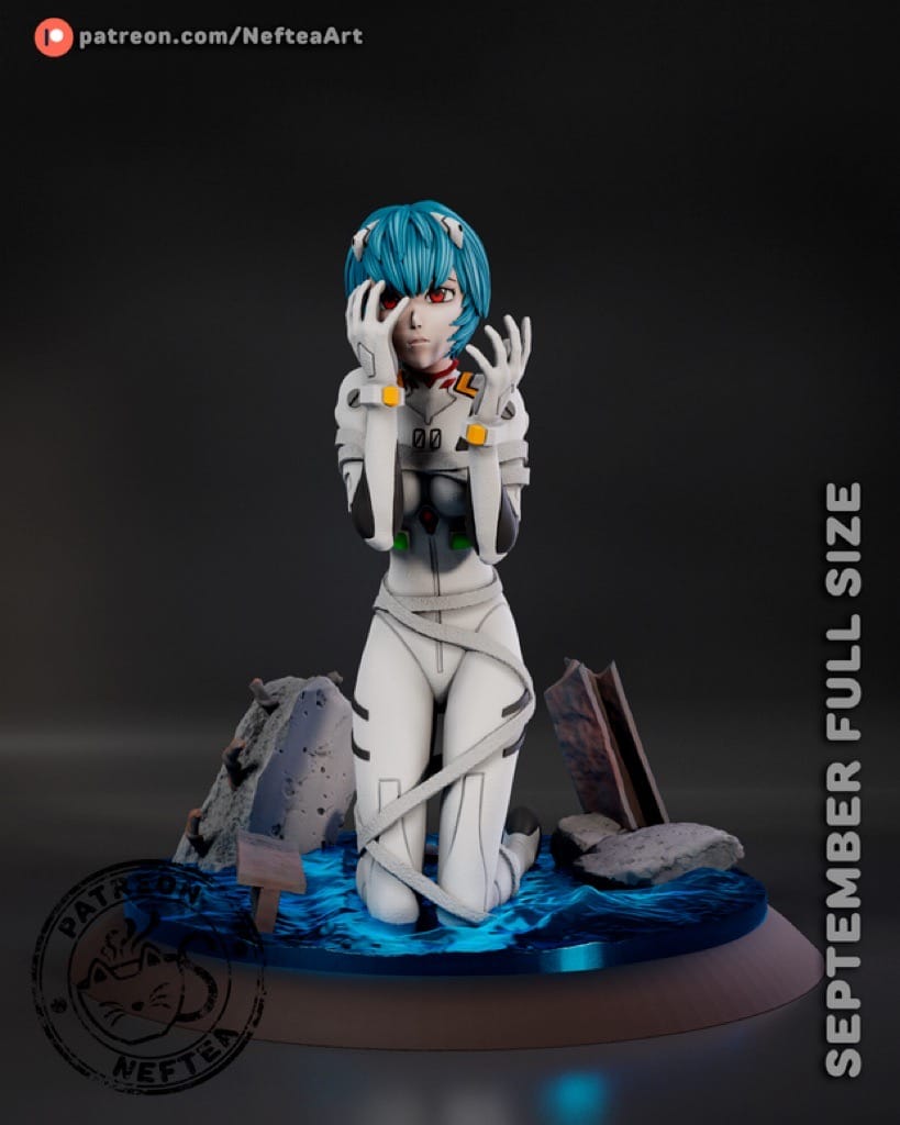 P站图纸印象馆 Neftea 新世纪福音战士 绫波丽 Neftea 新世纪福音战士 绫波丽