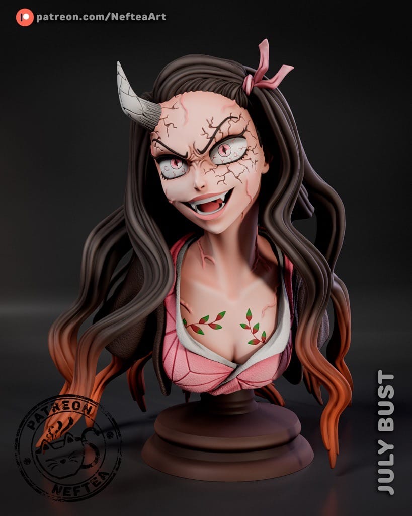 P站图纸印象馆 Neftea 鬼灭之刃 灶门祢豆子 Neftea 鬼灭之刃 灶门祢豆子