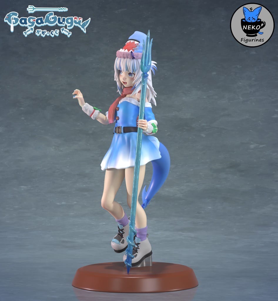 P站图纸印象馆 Neko Hololive 鲨鱼娘噶呜古拉 Neko Hololive 鲨鱼娘噶呜古拉