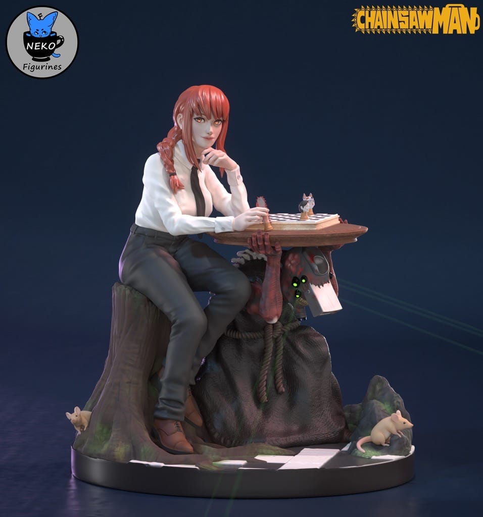 P站图纸印象馆 Neko 电锯人 玛奇玛 Neko 电锯人 玛奇玛