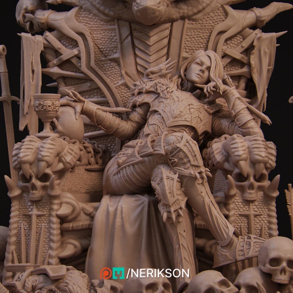 P站图纸印象馆 NeriKson 龙骑士 阿莉拉 NeriKson 龙骑士 阿莉拉