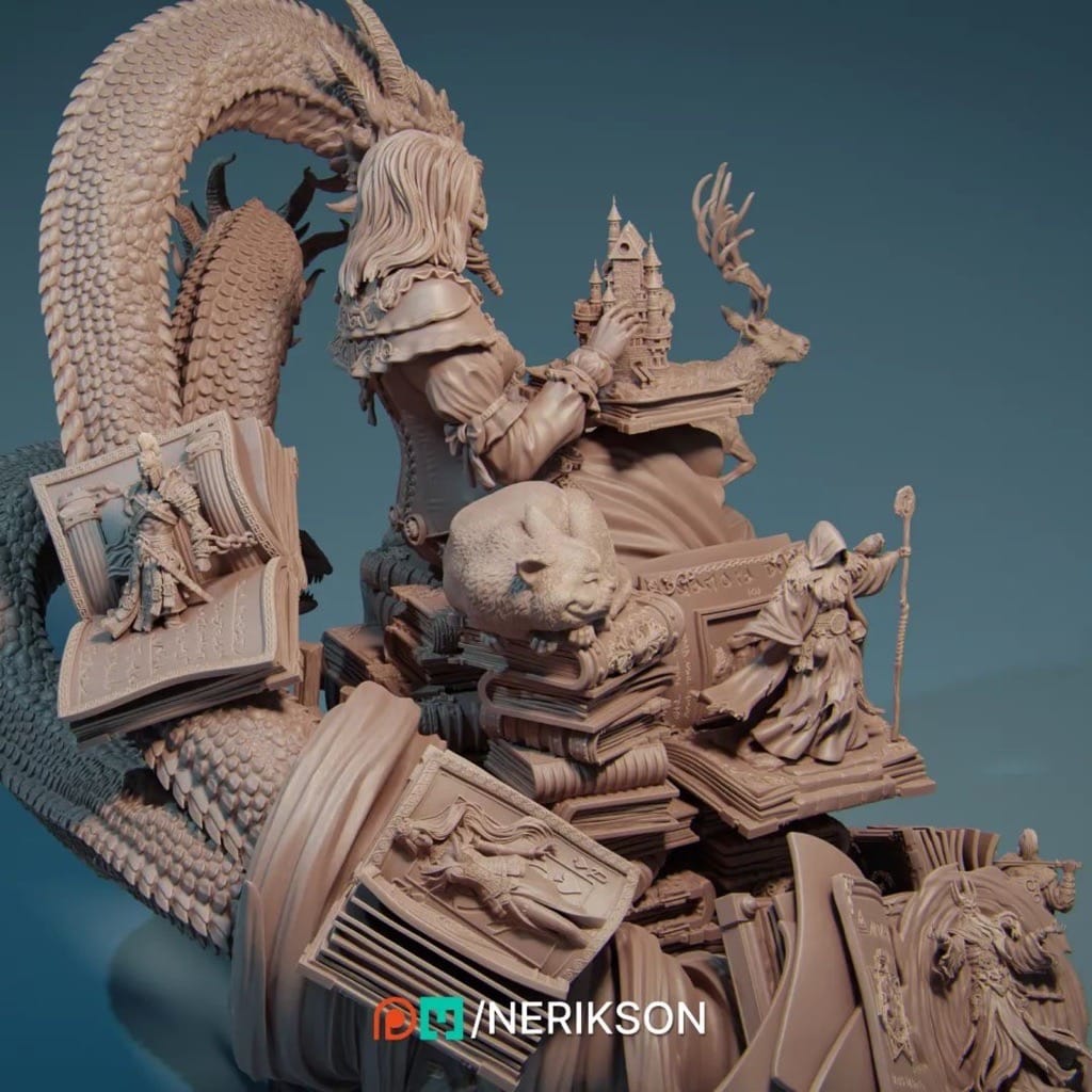 P站图纸印象馆 NeriKson 魔法图书管理员 奥林西亚 NeriKson 魔法图书管理员 奥林西亚