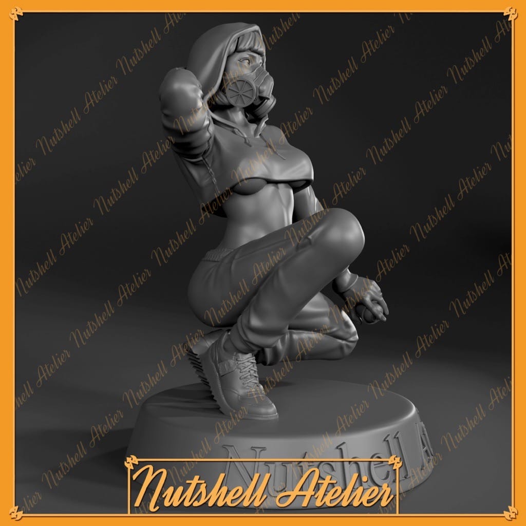 P站图纸印象馆 Nutshell Atelier 涂鸦女孩 Nutshell Atelier 涂鸦女孩