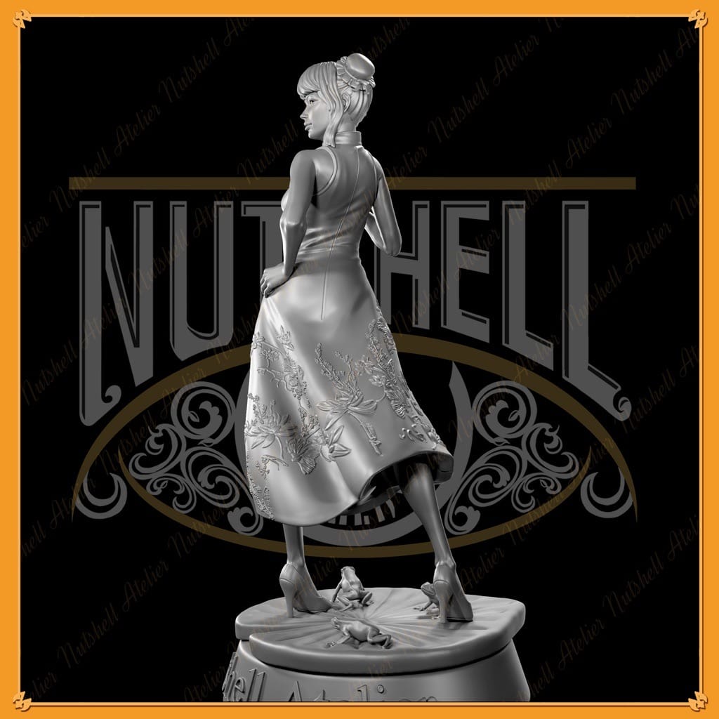 P站图纸印象馆 Nutshell Atelier 穿连衣裙的中国女孩 Nutshell Atelier 穿连衣裙的中国女孩