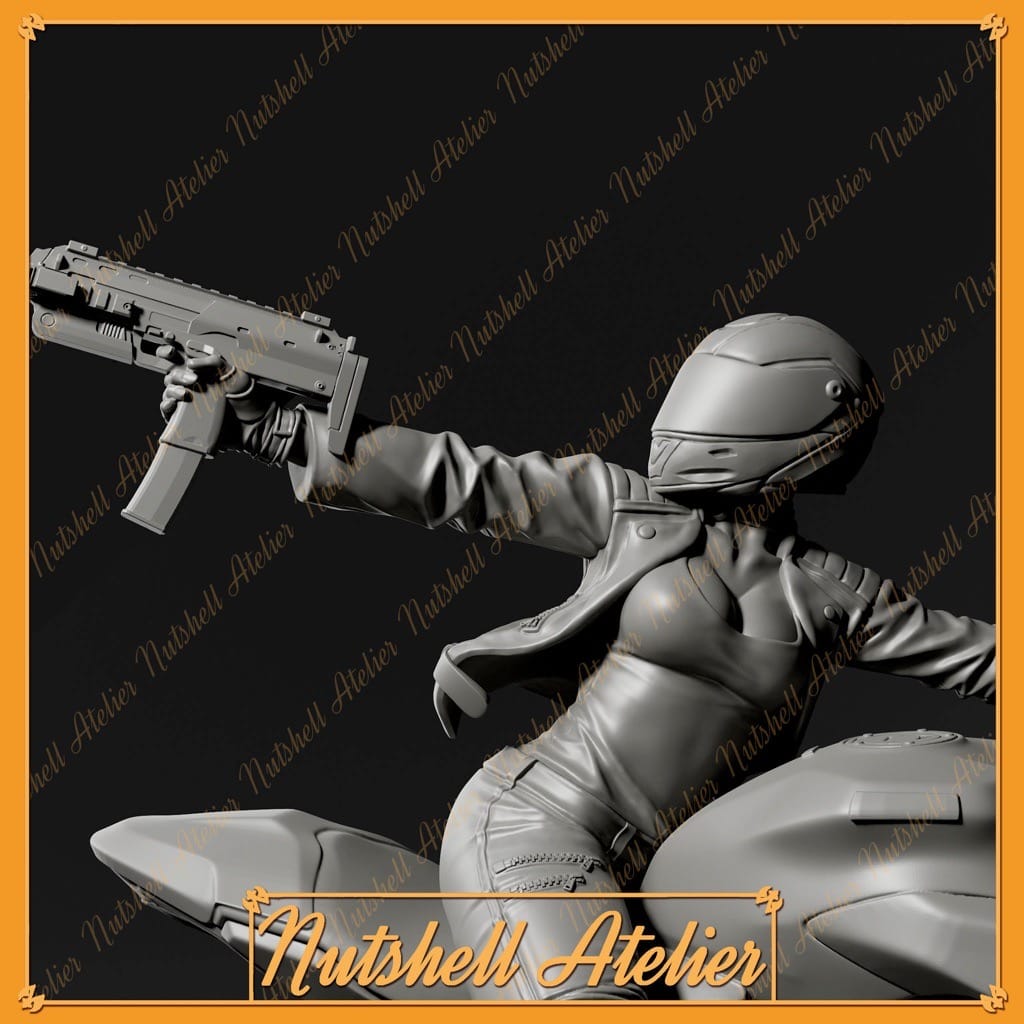 P站图纸印象馆 Nutshell Atelier 女骑手 Nutshell Atelier 女骑手