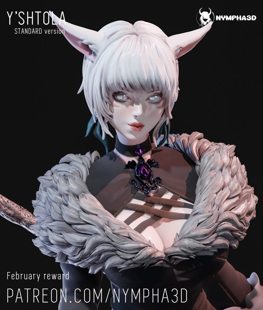 P站图纸印象馆 NYMPHA 3D 最终幻想 雅修特拉 NYMPHA 3D 最终幻想 雅修特拉