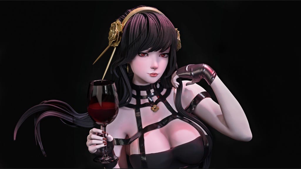 P站图纸印象馆 NYMPHA 3D 间谍过家家 约尔·福杰 NYMPHA 3D 间谍过家家 约尔·福杰