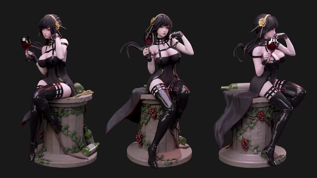 P站图纸印象馆 NYMPHA 3D 间谍过家家 约尔·福杰 NYMPHA 3D 间谍过家家 约尔·福杰