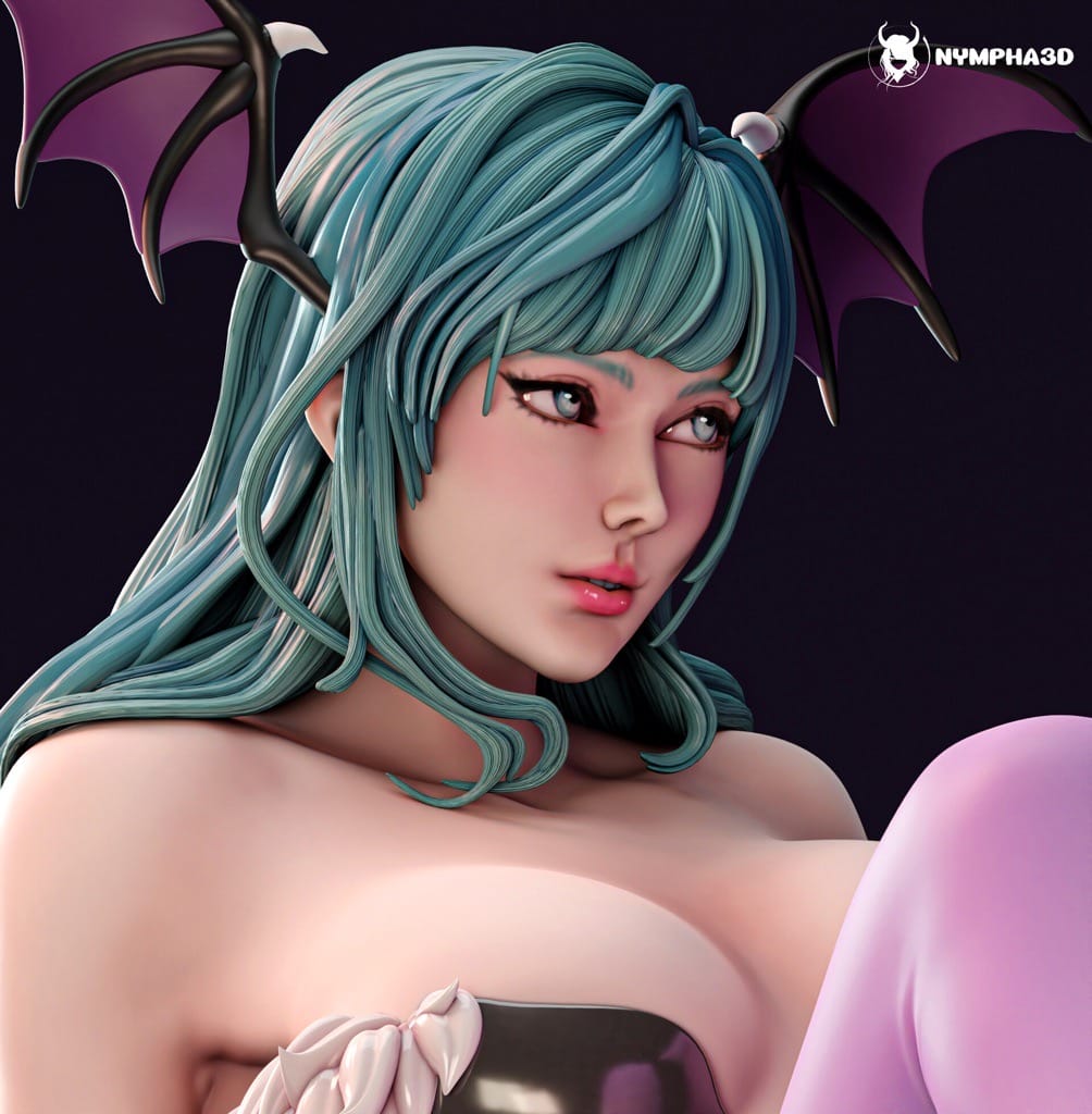 P站图纸印象馆 NYMPHA 3D 恶魔战士 莫莉卡·安斯兰特 NYMPHA 3D 恶魔战士 莫莉卡·安斯兰特