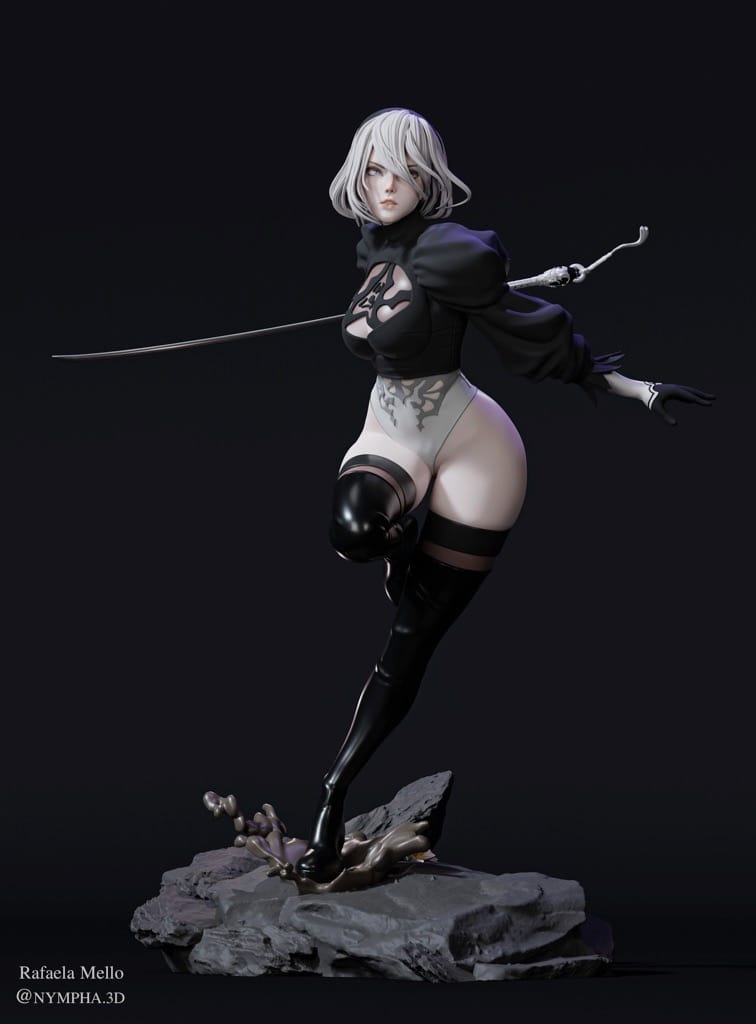 P站图纸印象馆 NYMPHA 3D 机械纪元 尼尔 NYMPHA 3D 机械纪元 尼尔