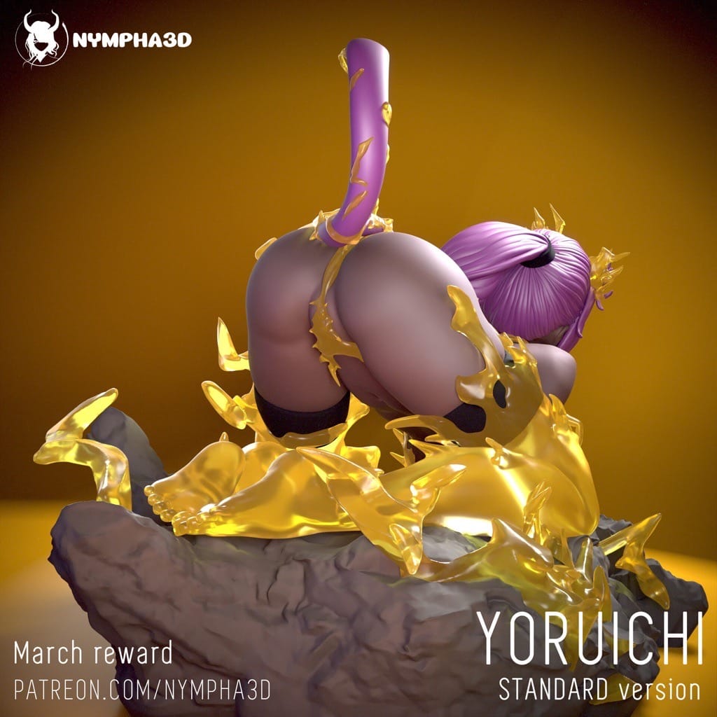 P站图纸印象馆 NYMPHA 3D 死神 四枫院夜一 NYMPHA 3D 死神 四枫院夜一