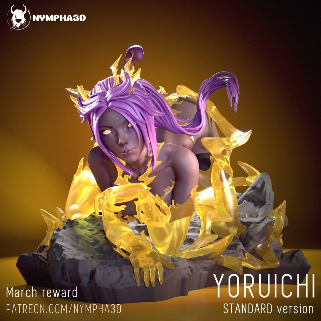 P站图纸印象馆 NYMPHA 3D 死神 四枫院夜一 NYMPHA 3D 死神 四枫院夜一