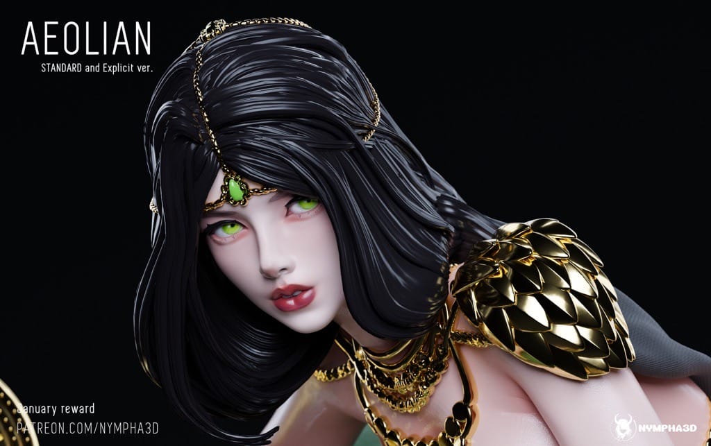 P站图纸印象馆 NYMPHA 3D 鬼刀 风玲 NYMPHA 3D 鬼刀 风玲