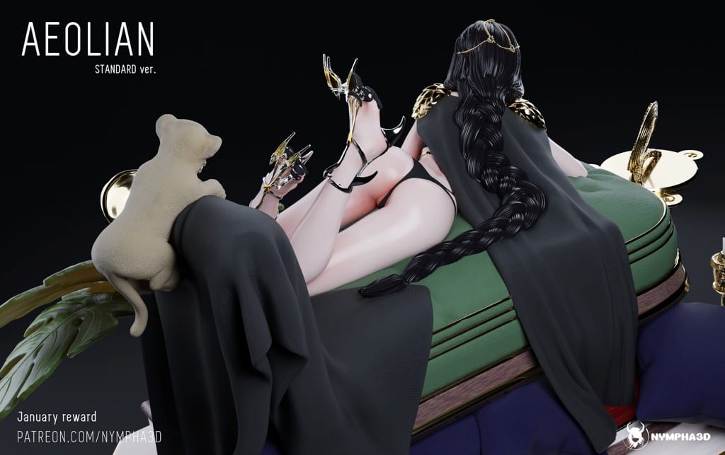 P站图纸印象馆 NYMPHA 3D 鬼刀 风玲 NYMPHA 3D 鬼刀 风玲