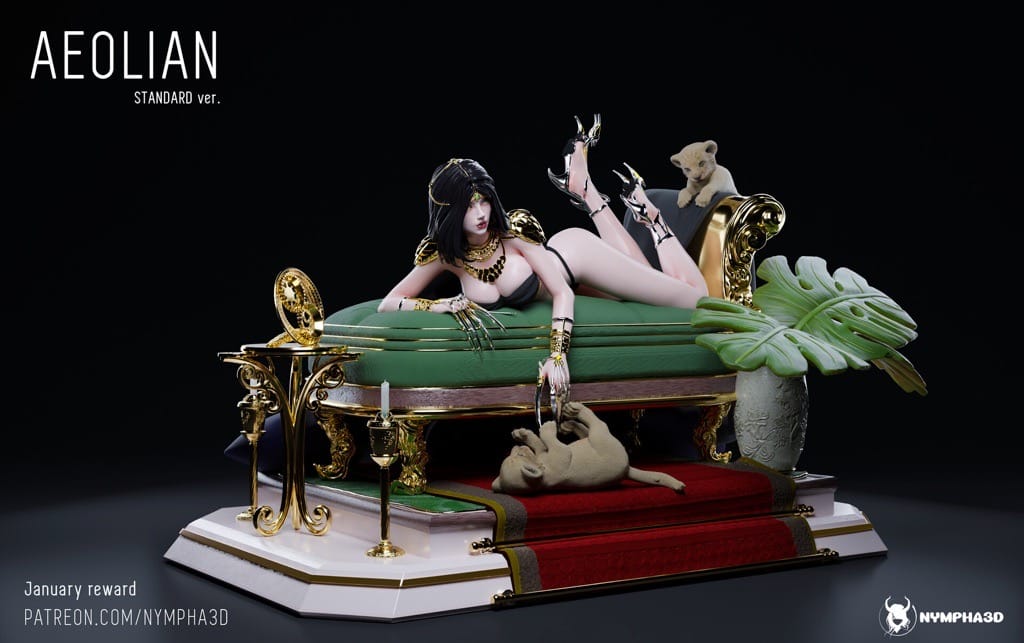 P站图纸印象馆 NYMPHA 3D 鬼刀 风玲 NYMPHA 3D 鬼刀 风玲