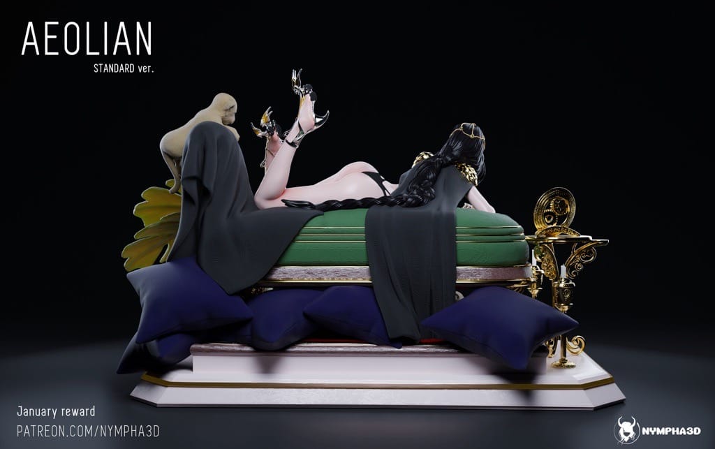 P站图纸印象馆 NYMPHA 3D 鬼刀 风玲 NYMPHA 3D 鬼刀 风玲