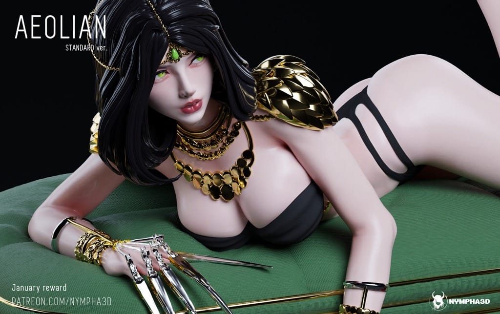 P站图纸印象馆 NYMPHA 3D 鬼刀 风玲 NYMPHA 3D 鬼刀 风玲