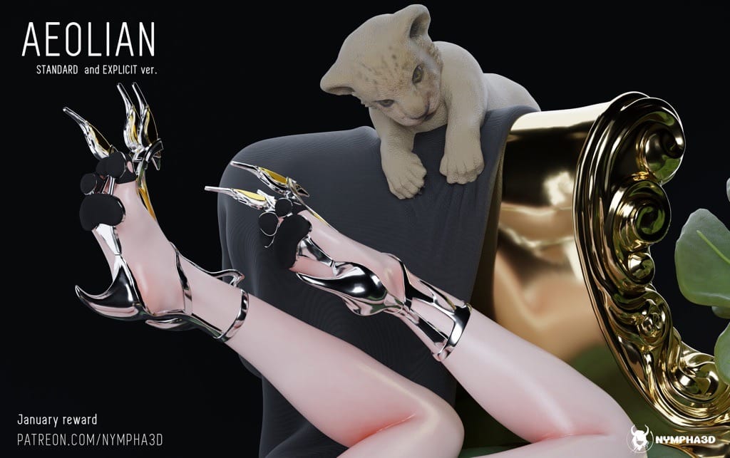 P站图纸印象馆 NYMPHA 3D 鬼刀 风玲 NYMPHA 3D 鬼刀 风玲