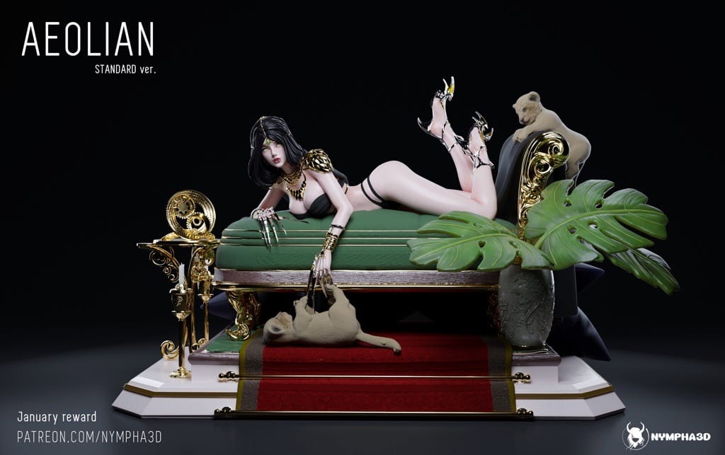 P站图纸印象馆 NYMPHA 3D 鬼刀 风玲 NYMPHA 3D 鬼刀 风玲