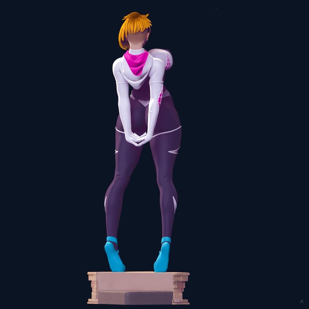 P站图纸印象馆 Officer Rhu 漫威 蜘蛛侠 格温 Officer Rhu 漫威 蜘蛛侠 格温