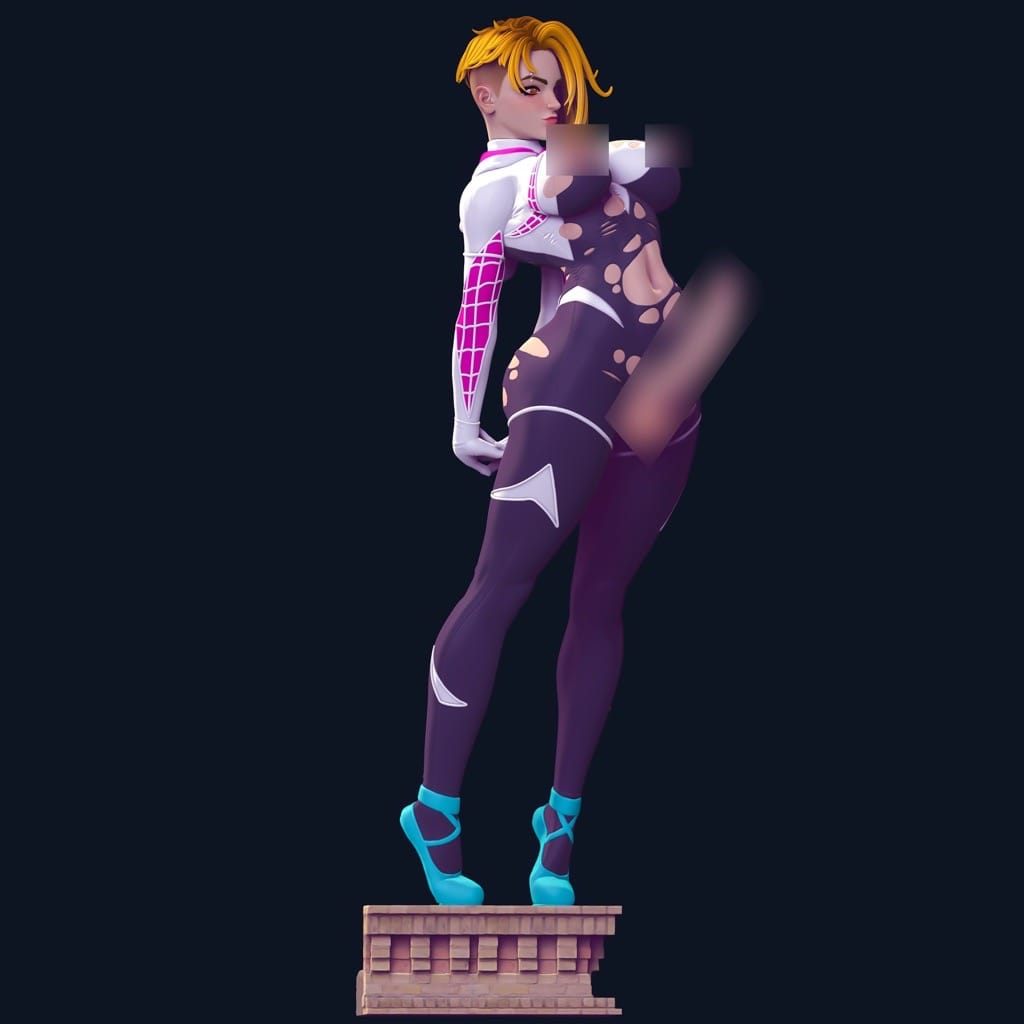 P站图纸印象馆 Officer Rhu 漫威 蜘蛛侠 格温 Officer Rhu 漫威 蜘蛛侠 格温