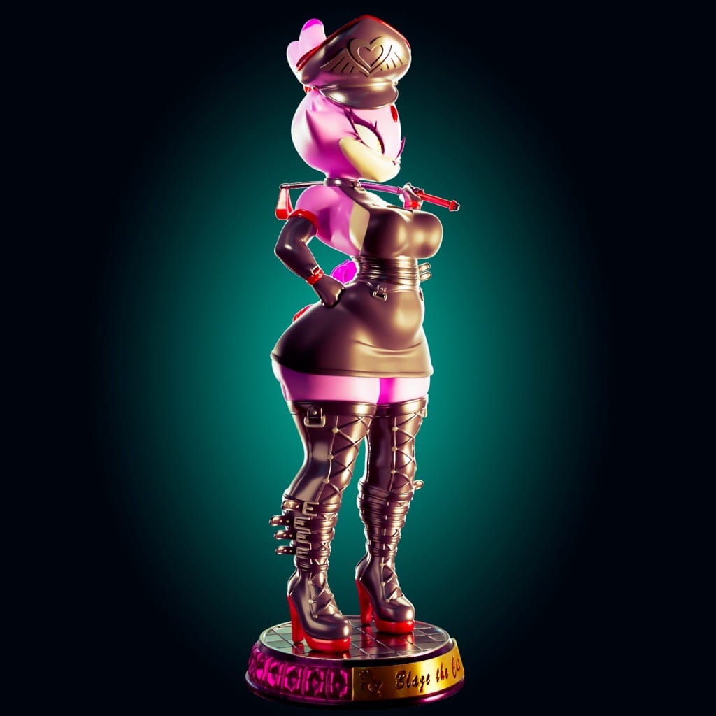 P站图纸印象馆 Officer Rhu 刺猬索尼克 布蕾兹 Officer Rhu 刺猬索尼克 布蕾兹