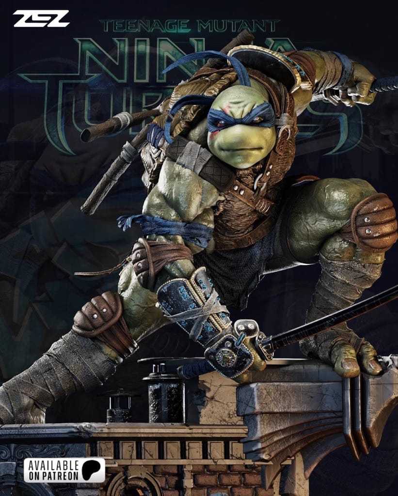 P站图纸印象馆 ZEZ STUDIOS 忍者神龟 莱昂纳多 ZEZ STUDIOS 忍者神龟 莱昂纳多