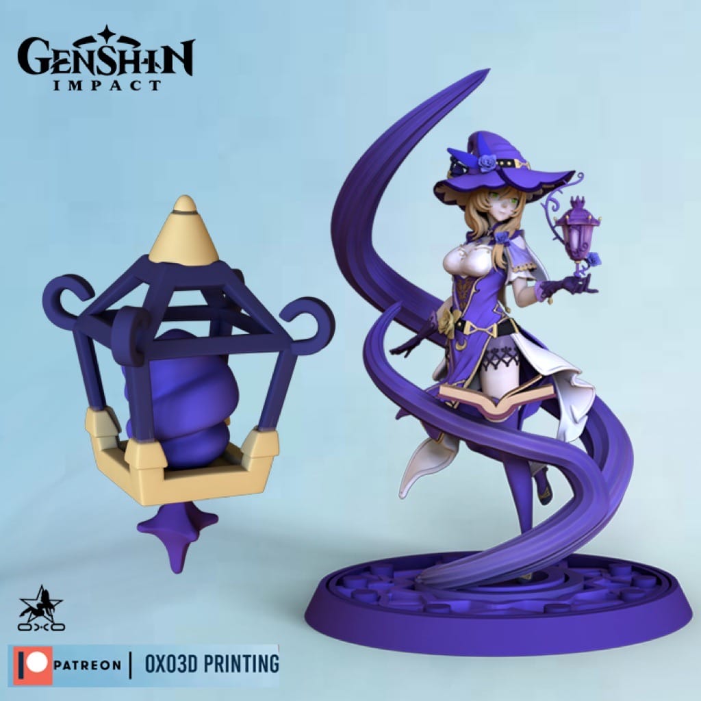 P站图纸印象馆 OXO3D 原神 丽莎·敏兹 OXO3D 原神 丽莎·敏兹