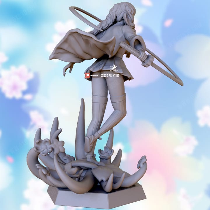 P站图纸印象馆 OXO3D 鬼灭之刃 甘露寺蜜璃 OXO3D 鬼灭之刃 甘露寺蜜璃