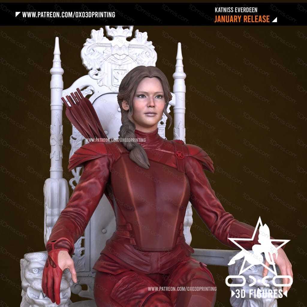 P站图纸印象馆 OXO3D 饥饿游戏 詹妮弗·劳伦斯 OXO3D 饥饿游戏 詹妮弗·劳伦斯