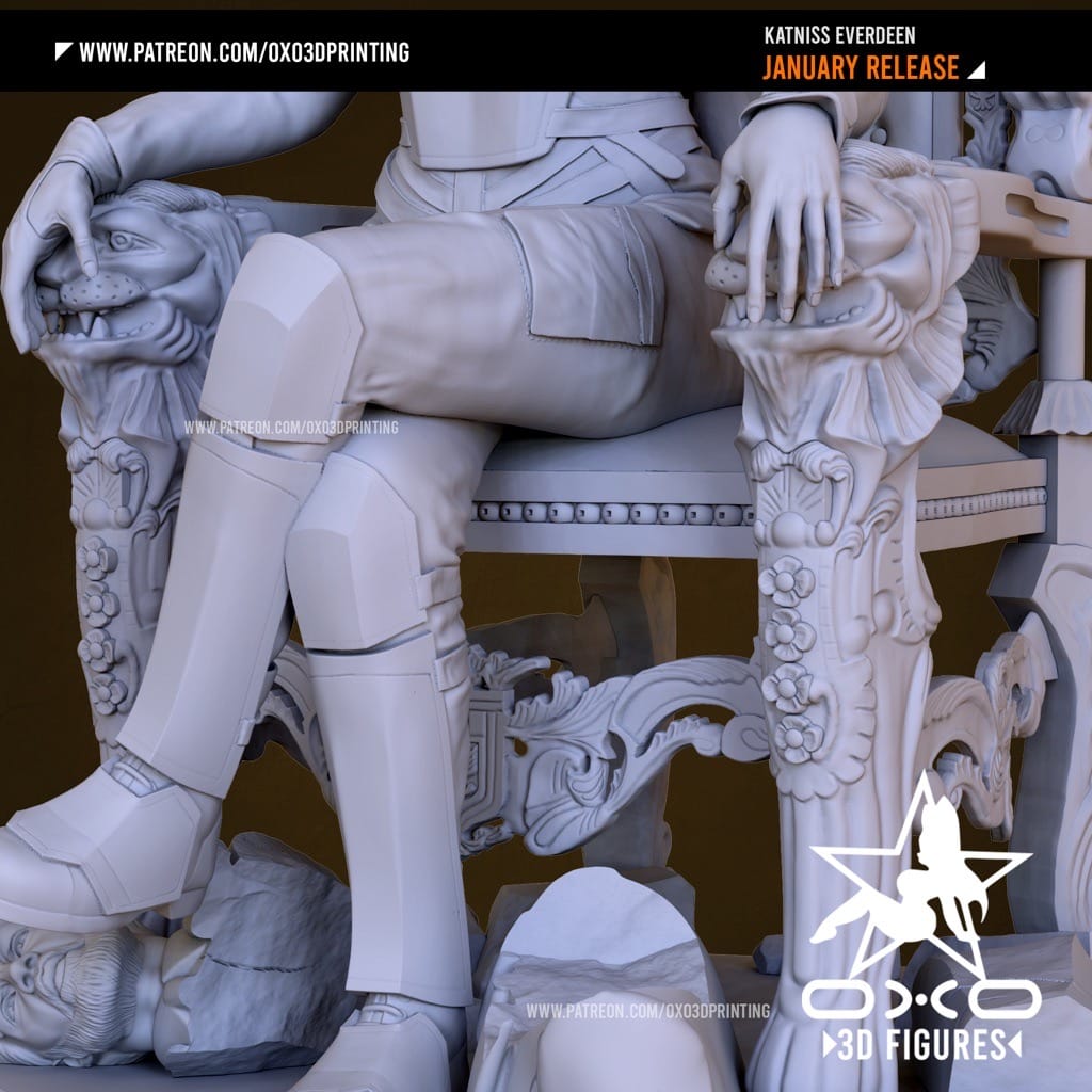 P站图纸印象馆 OXO3D 饥饿游戏 詹妮弗·劳伦斯 OXO3D 饥饿游戏 詹妮弗·劳伦斯