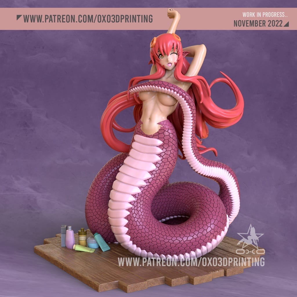 P站图纸印象馆 OXO3D 魔物娘的同居日常 米亚 OXO3D 魔物娘的同居日常 米亚