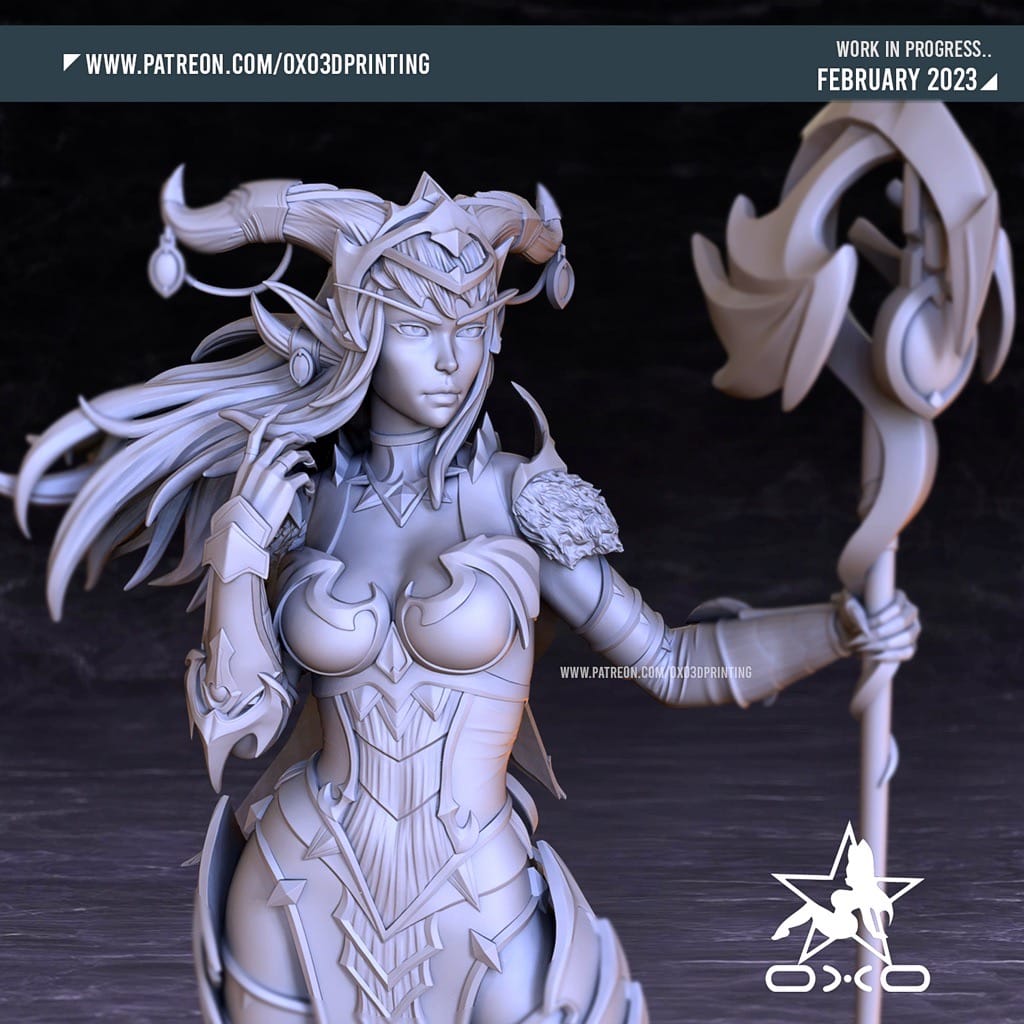 P站图纸印象馆 OXO3D 魔兽世界 阿莱克斯塔萨 OXO3D 魔兽世界 阿莱克斯塔萨